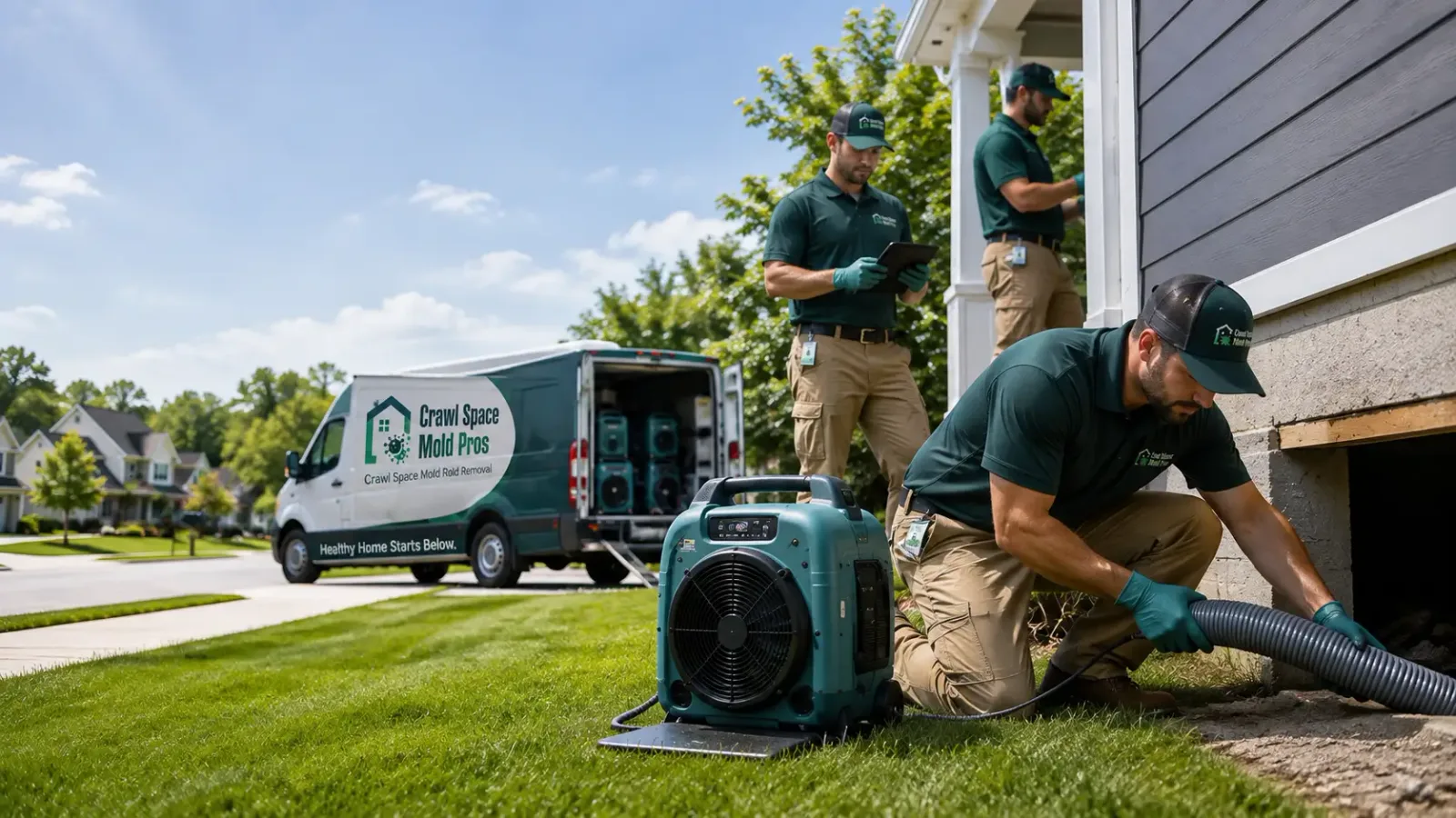 Crawl Space Mold Removal in Russell, KY
